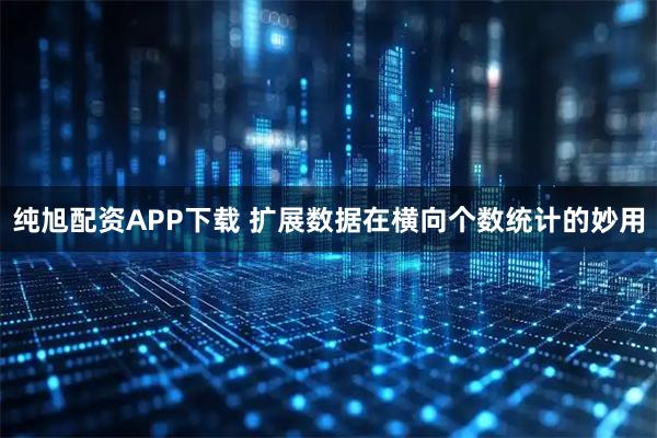纯旭配资APP下载 扩展数据在横向个数统计的妙用
