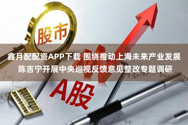鑫月配配资APP下载 围绕推动上海未来产业发展 陈吉宁开展中央巡视反馈意见整改专题调研